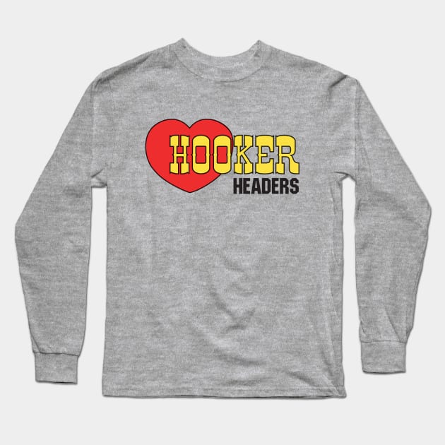 Hooker Headers Long Sleeve T-Shirt by retropetrol